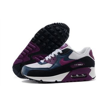 Air Max 90 Womens Shoes Blue White Purple Best Price